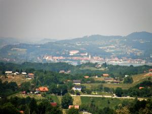 Razgled iz Pohorja na Ptuj