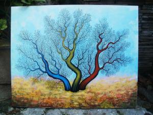 Dušan Fabič - slikarska razstava v avli nove dvorane